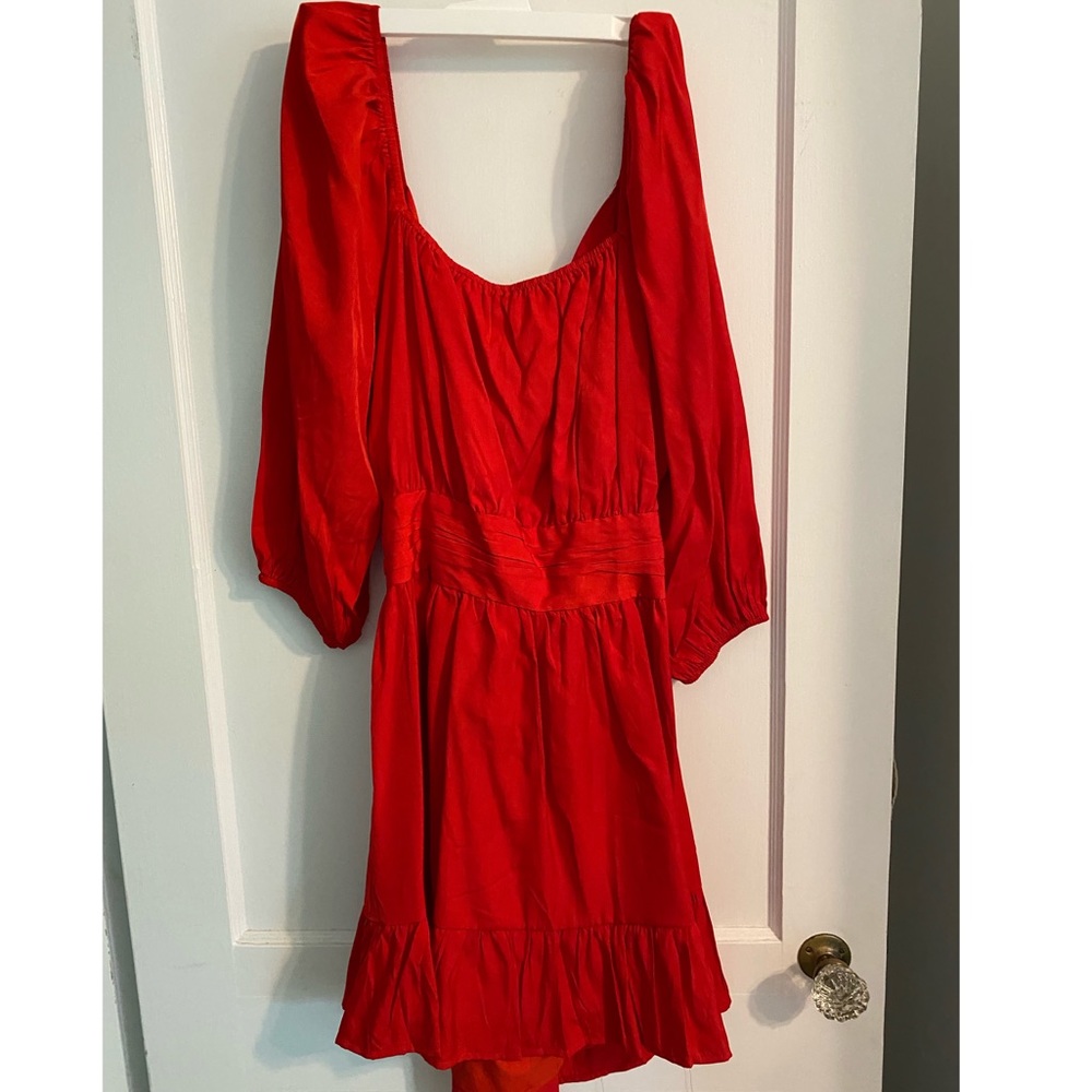 Red dress